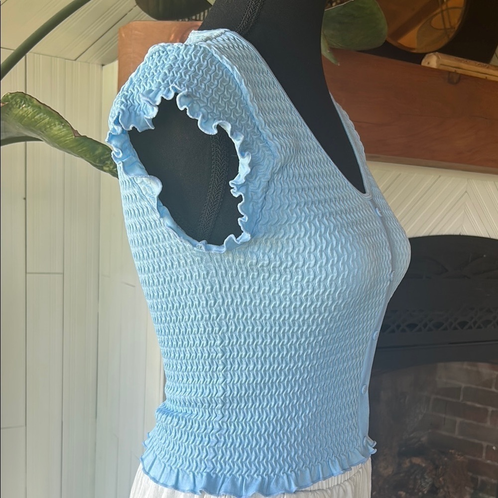 Urban Rebel Smocked Ruffled Blouse - Picture 5 of 8